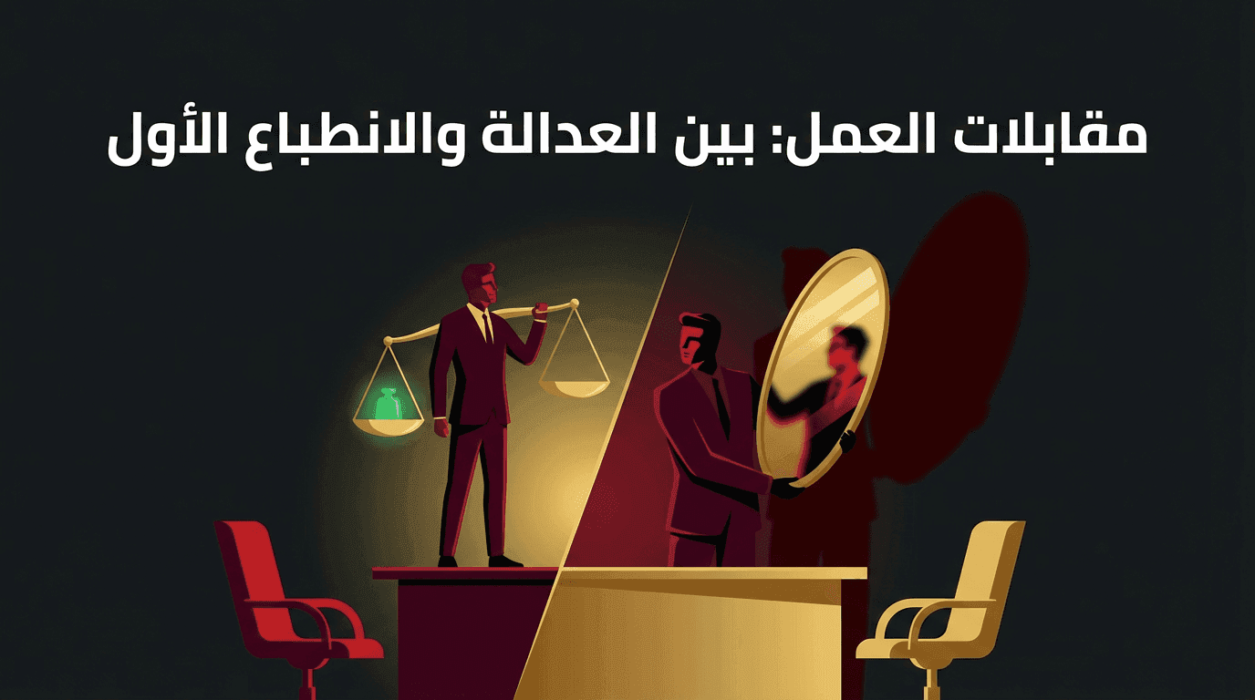 مقابلات العمل: بين العدالة والانطباع الأول