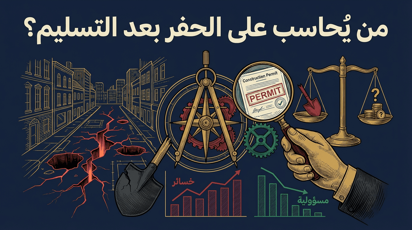 من يُحاسب على الحفر بعد التسليم؟
