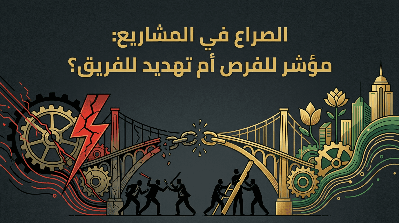الصراع في المشاريع: مؤشر للفرص أم تهديد للفريق؟